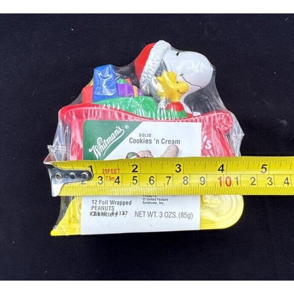 Vintage Snoopy & Woodstock Peanuts Christmas Sleigh Whitman’s Candies Sealed! - Picture 7 of 8
